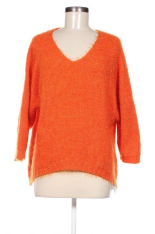 Damenpullover, Größe S, Farbe Orange, Preis 6,49 €