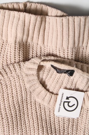 Damenpullover Bershka, Größe XS, Farbe Beige, Preis 9,49 €