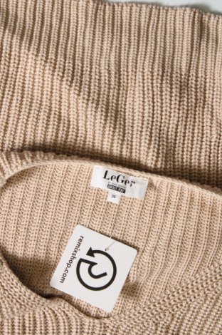 Damski sweter LeGer By Lena Gercke X About you, Rozmiar S, Kolor Beżowy, Cena 65,99 zł