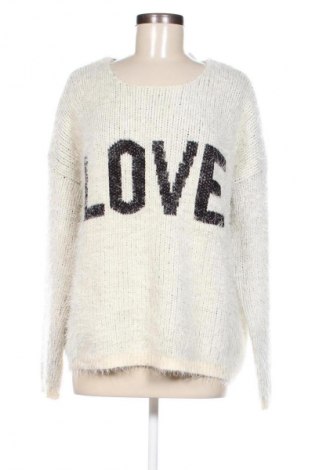 Damski sweter United Colors Of Benetton, Rozmiar L, Kolor Biały, Cena 52,99 zł