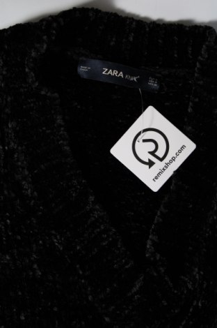 Дамски пуловер Zara Knitwear, Размер S, Цвят Черен, Цена 15,49 лв.