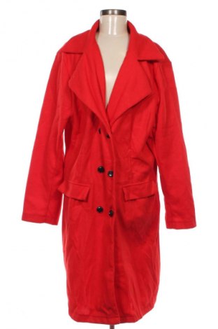 Damen Trenchcoat SHEIN, Größe 4XL, Farbe Rot, Preis 23,99 €