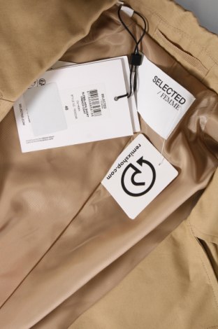 Damen Trench Coat Selected Femme, Größe M, Farbe Beige, Preis € 47,49