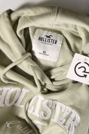 Дамски суичър Hollister, Размер XS, Цвят Зелен, Цена 41,29 лв.