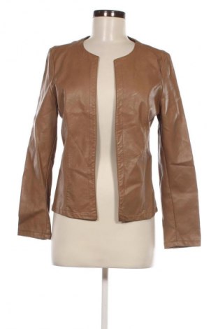 Damen Lederjacke, Größe M, Farbe Beige, Preis 11,99 €