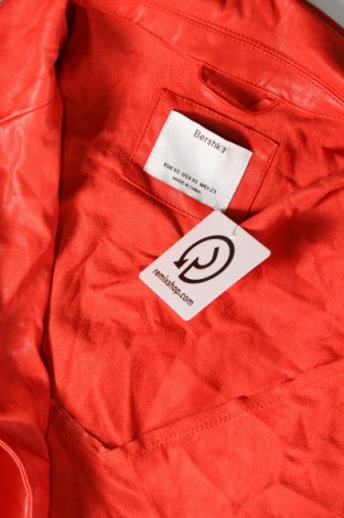 Damen Lederjacke Bershka, Größe XS, Farbe Rot, Preis € 26,99