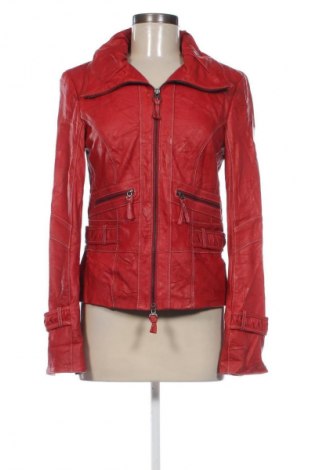 Damen Lederjacke Crisca, Größe XS, Farbe Rot, Preis 55,99 €