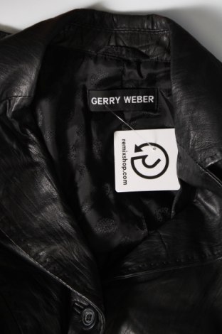 Дамско кожено яке Gerry Weber, Размер M, Цвят Черен, Цена 89,99 лв.