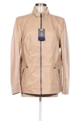 Damen Lederjacke Giorgio Di Mare, Größe XXL, Farbe Beige, Preis 200,99 €