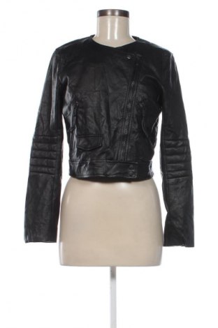 Geacă de piele pentru femei H&M, Mărime M, Culoare Negru, Preț 122,99 Lei