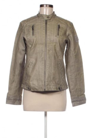 Damen Lederjacke John Baner, Größe S, Farbe Grün, Preis 16,99 €