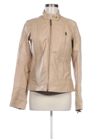 Damen Lederjacke Laura Clement, Größe M, Farbe Beige, Preis € 61,69