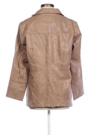 Damen Lederjacke Mainpol, Größe M, Farbe Beige, Preis 27,49 €