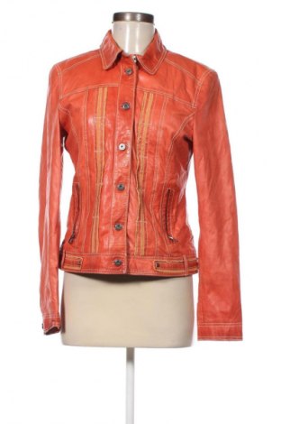 Damen Lederjacke Milestone, Größe M, Farbe Orange, Preis € 55,99