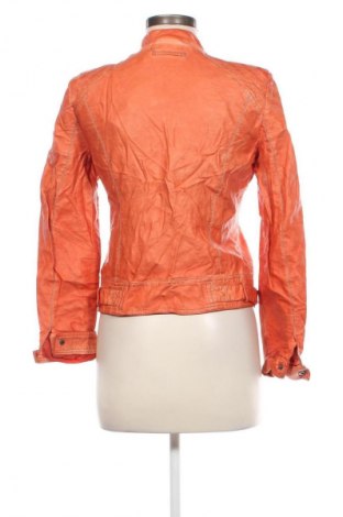 Damen Lederjacke Yest, Größe S, Farbe Orange, Preis € 14,99