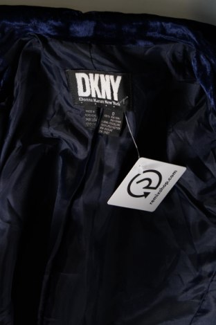 Дамско палто DKNY, Размер S, Цвят Син, Цена 113,49 лв.