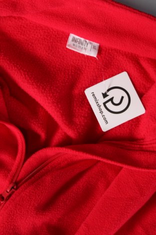 Γυναικεία ζακέτα fleece Infinity Woman, Μέγεθος XL, Χρώμα Κόκκινο, Τιμή 9,99 €