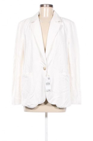 Damen Blazer Mango, Größe L, Farbe Ecru, Preis 17,49 €