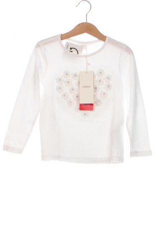 Kinder Shirt S.Oliver, Größe 3-4y/ 104-110 cm, Farbe Weiß, Preis € 15,99