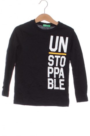 Bluză pentru copii United Colors Of Benetton, Mărime 4-5y/ 110-116 cm, Culoare Negru, Preț 41,99 Lei