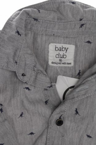 Dětská košile  Baby Club, Velikost 9-12m/ 74-80 cm, Barva Šedá, Cena  89,00 Kč