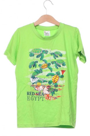 Kinder T-Shirt, Größe 7-8y/ 128-134 cm, Farbe Grün, Preis 3,79 €