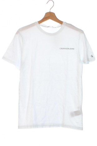 Kinder T-Shirt Calvin Klein Jeans, Größe 15-18y/ 170-176 cm, Farbe Weiß, Preis € 16,99