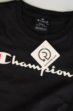 Kinder T-Shirt Champion, Größe 7-8y/ 128-134 cm, Farbe Schwarz, Preis € 10,29