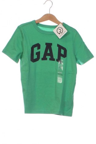 Детска тениска Gap Kids, Размер 5-6y/ 116-122 см, Цвят Зелен, Цена 20,79 лв.