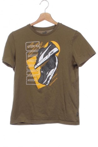 Kinder T-Shirt PUMA, Größe 12-13y/ 158-164 cm, Farbe Grün, Preis 6,49 €