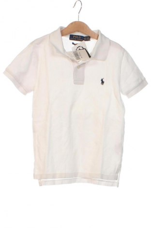 Kinder T-Shirt Polo By Ralph Lauren, Größe 7-8y/ 128-134 cm, Farbe Weiß, Preis € 19,79