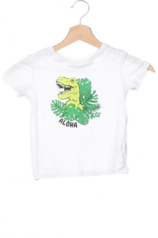 Tricou pentru copii Sinsay, Mărime 3-4y/ 104-110 cm, Culoare Alb, Preț 25,51 Lei