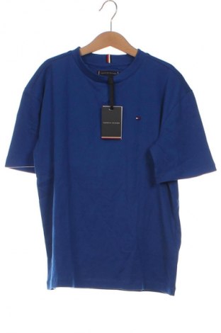 Tricou pentru copii Tommy Hilfiger, Mărime 9-10y/ 140-146 cm, Culoare Albastru, Preț 98,99 Lei