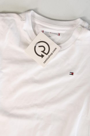 Dziecięcy T-shirt Tommy Hilfiger, Rozmiar 18-24m/ 86-98 cm, Kolor Biały, Cena 122,99 zł