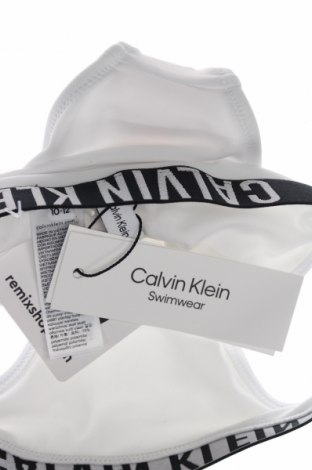 Strój kąpielowy dziecięcy Calvin Klein, Rozmiar 9-10y/ 140-146 cm, Kolor Biały, Cena 198,99 zł