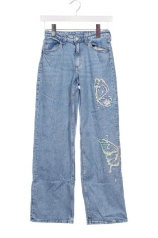 Kinderjeans H&M, Größe 13-14y/ 164-168 cm, Farbe Blau, Preis 7,79 €