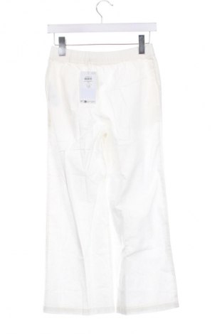 Pantaloni pentru copii Name It, Mărime 10-11y/ 146-152 cm, Culoare Alb, Preț 83,49 Lei