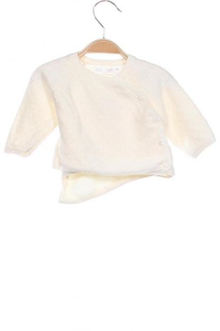 Kinderpullover Zara, Größe 2-3m/ 56-62 cm, Farbe Ecru, Preis 5,79 €