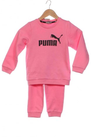 Детски спортен екип PUMA, Размер 3-4y/ 104-110 см, Цвят Розов, Цена 52,99 лв.