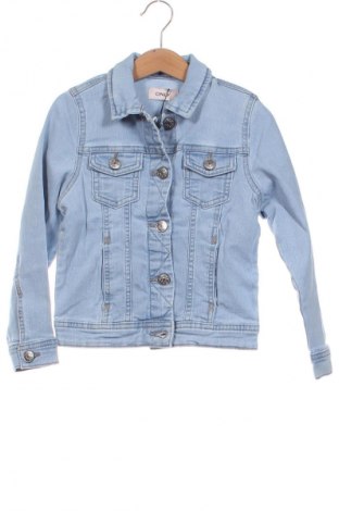 Kinder Jeansjacke ONLY, Größe 4-5y/ 110-116 cm, Farbe Blau, Preis 32,99 €