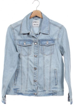 Kinder Jeansjacke Page One, Größe 10-11y/ 146-152 cm, Farbe Blau, Preis € 12,49