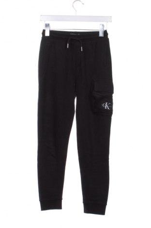Dziecięce spodnie sportowe Calvin Klein Jeans, Rozmiar 11-12y/ 152-158 cm, Kolor Czarny, Cena 223,99 zł