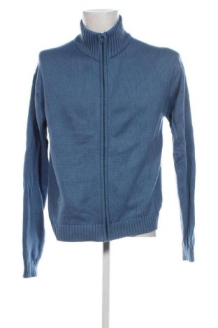 Herren Strickjacke H&M L.O.G.G., Größe L, Farbe Blau, Preis 9,29 €