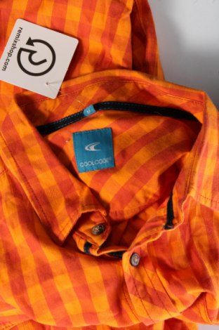 Herrenhemd Cool Code, Größe M, Farbe Orange, Preis € 4,99