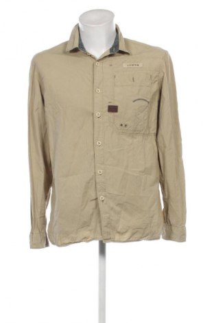 Herrenhemd G-Star Raw, Größe XL, Farbe Beige, Preis 23,99 €