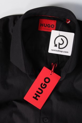 Cămașă de bărbați Hugo Boss, Mărime L, Culoare Negru, Preț 497,99 Lei