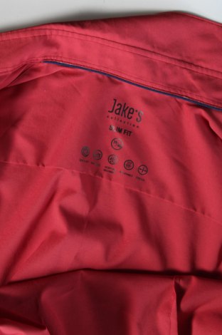 Herrenhemd Jake*s, Größe M, Farbe Rot, Preis € 6,99