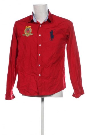 Męska koszula Polo By Ralph Lauren, Rozmiar L, Kolor Czerwony, Cena 181,79 zł