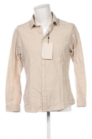 Herrenhemd Selected Homme, Größe M, Farbe Beige, Preis € 19,49