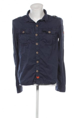 Herrenhemd Superdry, Größe L, Farbe Blau, Preis € 17,99